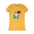 I Saw That Women's Fitted Tshirt (Cartoon Logo) - Sweet Baby Jeez Teez