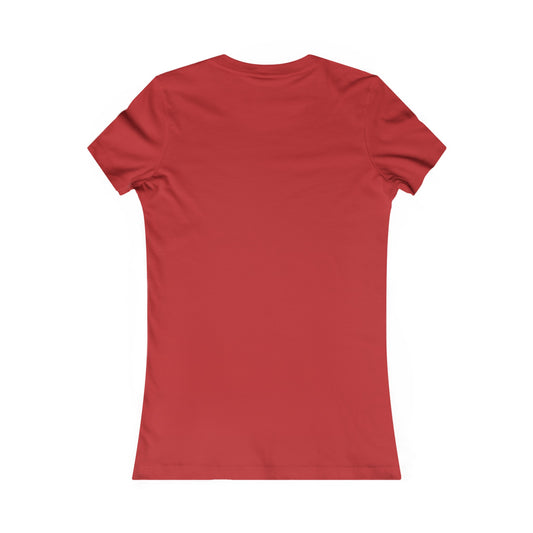 Elephant in the Room Women's Fitted Tshirt Red