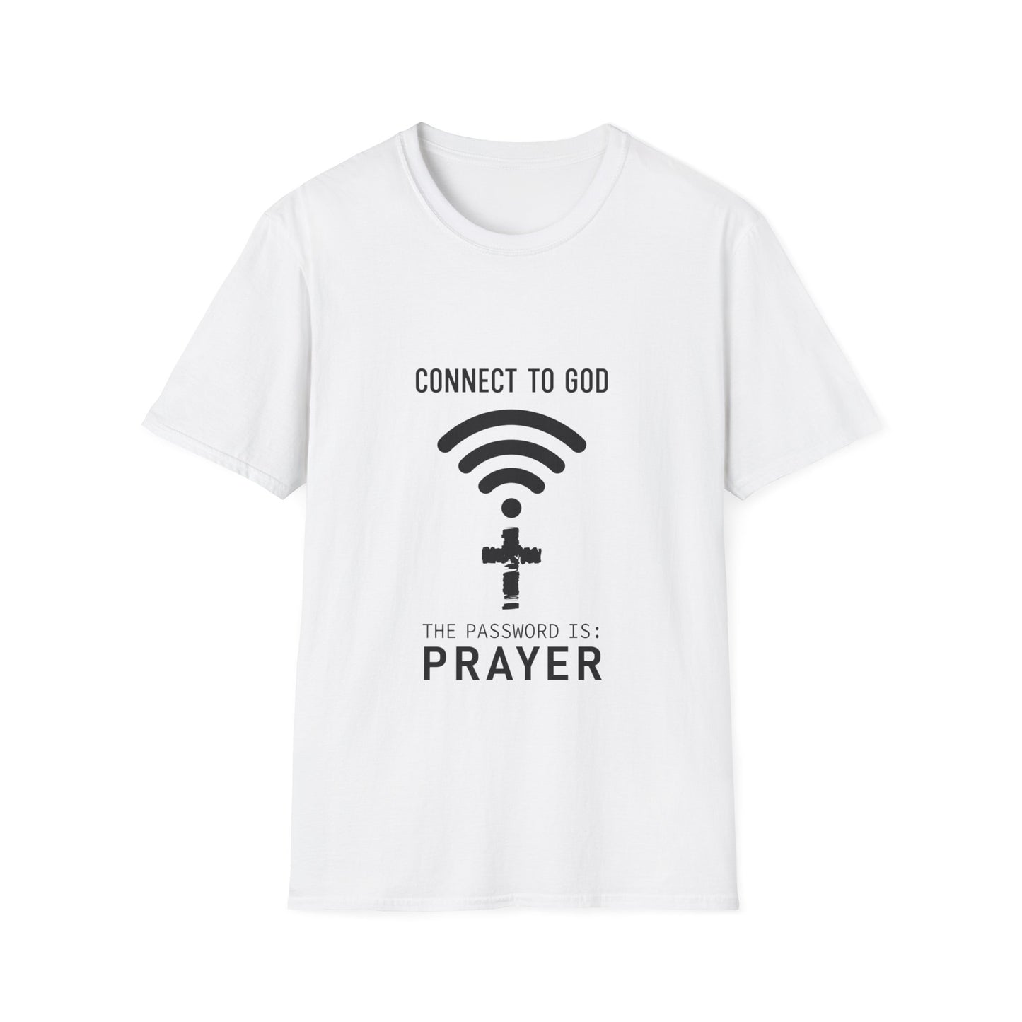 Connect Men's Tshirt (Black Logo) - Sweet Baby Jeez Teez