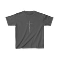 Cross Made From Faith Girl's Tshirt (White Logo) - Sweet Baby Jeez Teez