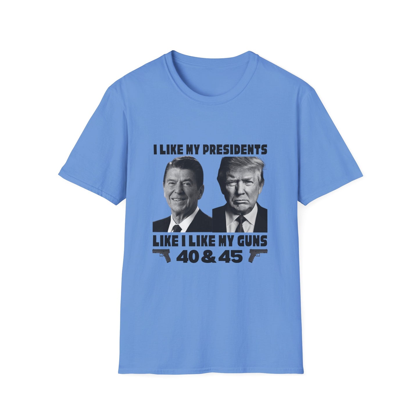 I Like My Presidents Men's Tshirt (Black Logo)