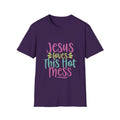 Hot Mess Womens Relaxed Tshirt (Multi Logo) - Sweet Baby Jeez Teez