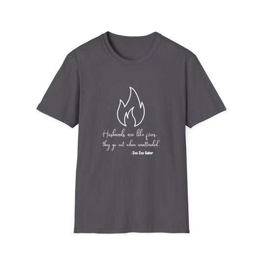 Fires Women's Relaxed/Plus Tshirt (IM - White Logo) - Sweet Baby Jeez Teez