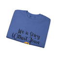 Life is Scary Women's Relaxed Sweatshirt - Sweet Baby Jeez Teez