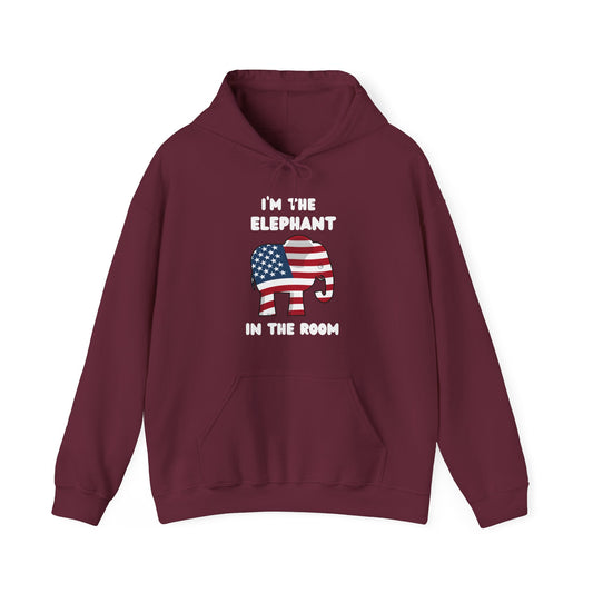 Elephant in the Room Women's Hoodie S-5XL (White Logo)