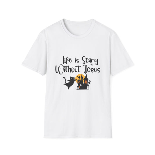 Life is Scary Men's Tshirt - Sweet Baby Jeez Teez