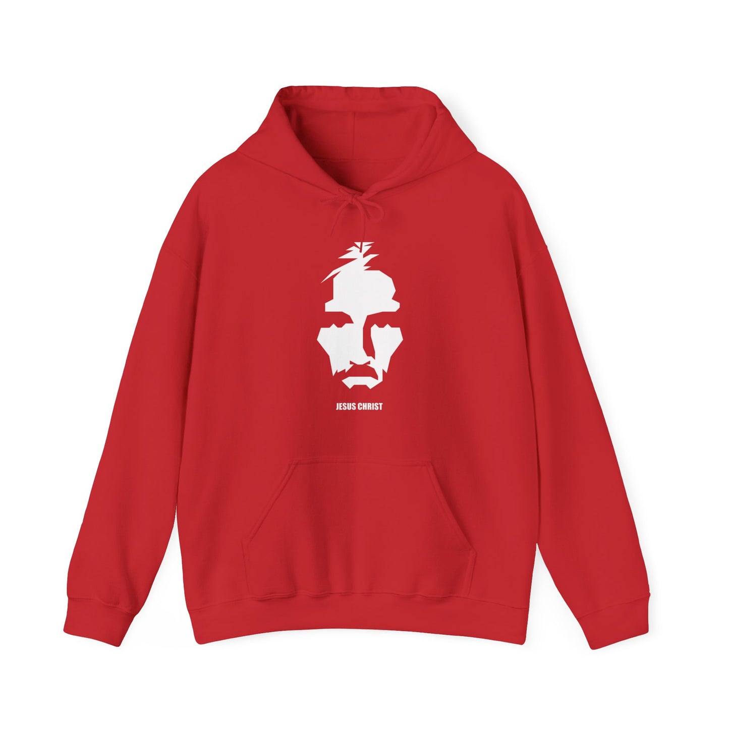 Jesus Portrait Men's Hoodie (Contemporary Logo)