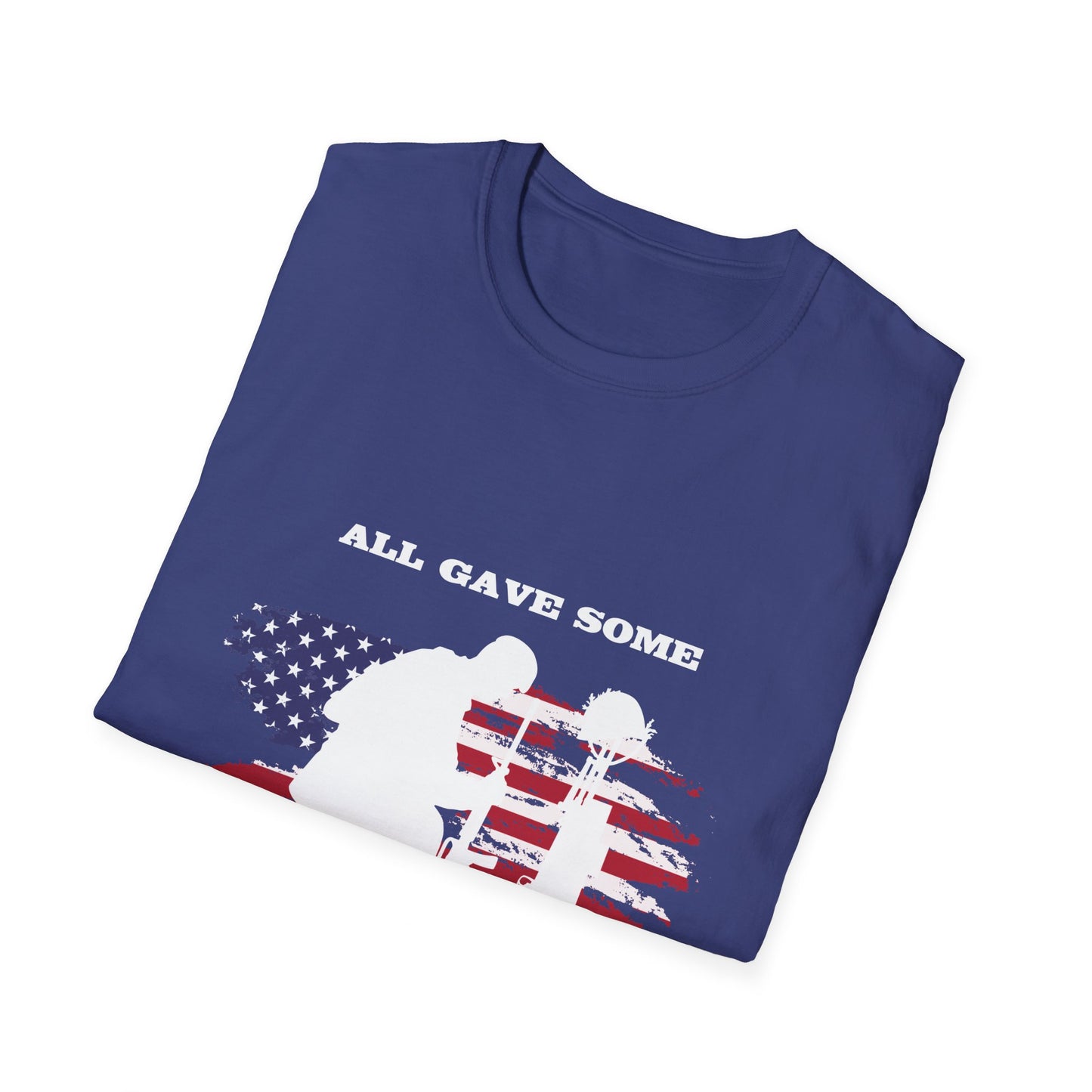 Some Gave All Women's Relaxed/Unisex Tshirt (MM White Logo) - Sweet Baby Jeez Teez