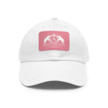 Women's Dad Hat with Leather Patch (ARS - White Logo) - Sweet Baby Jeez Teez