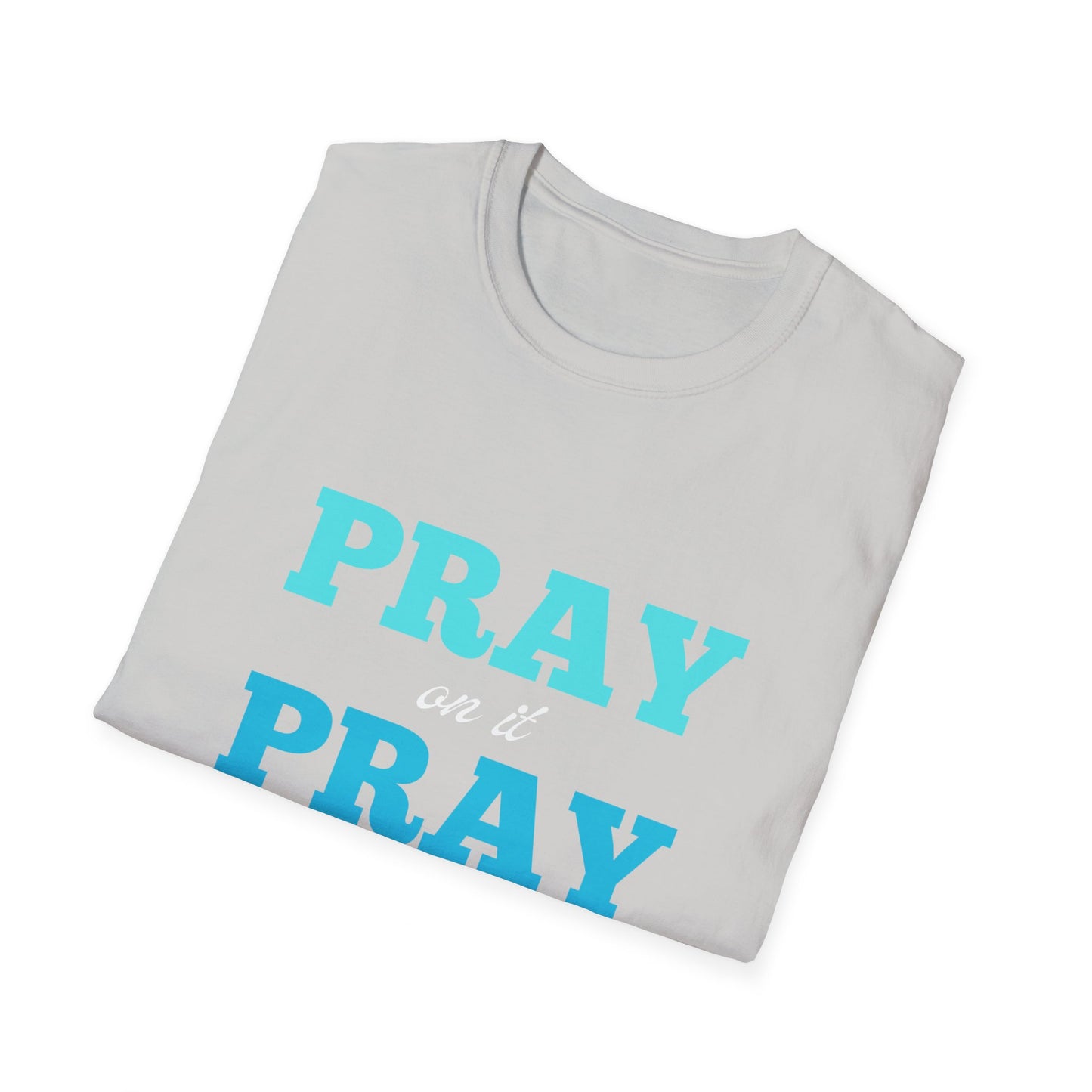 Pray On It Women's Relaxed/Plus Tshirt (Teals Logo) - Sweet Baby Jeez Teez