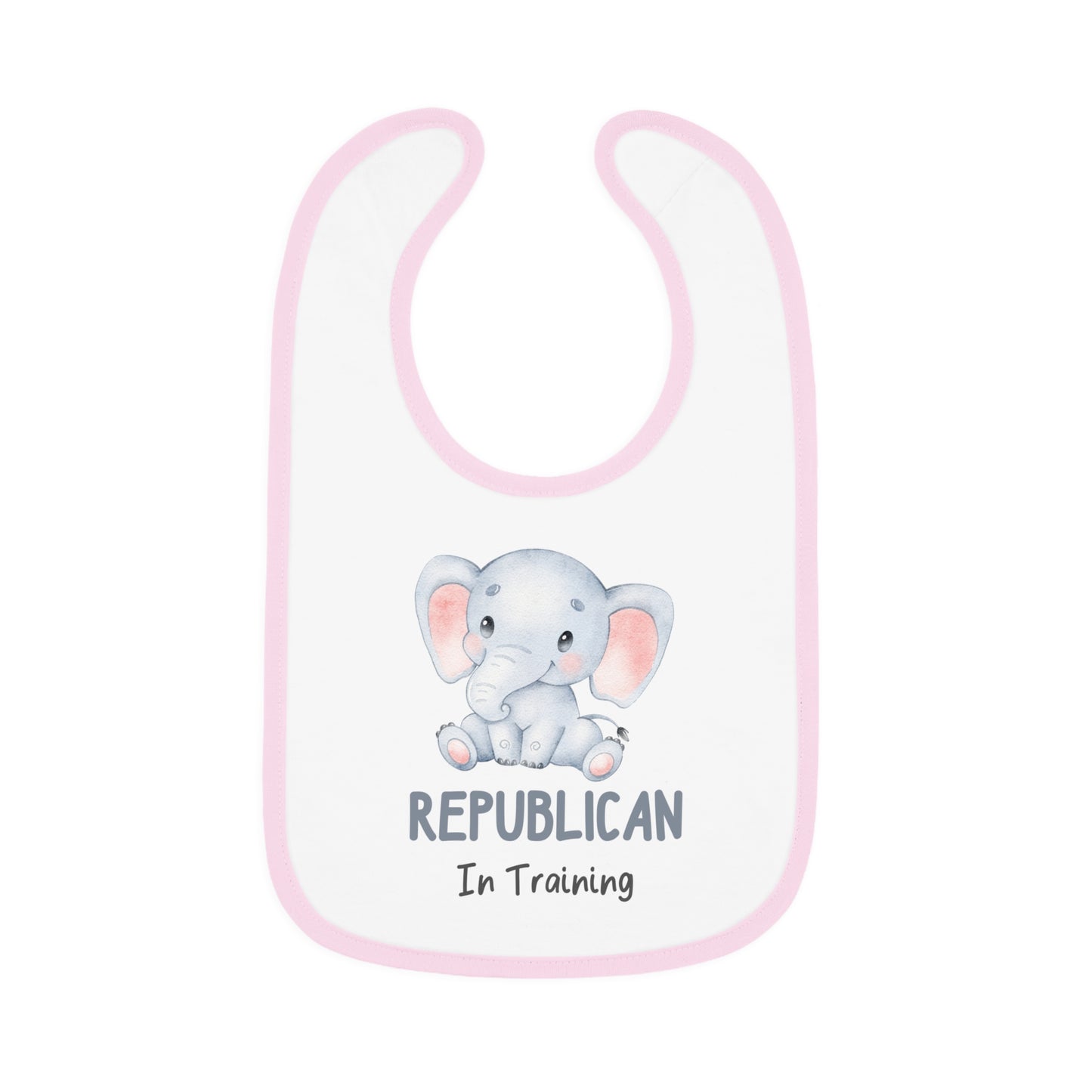 R in Training Baby Bib (Cartoon Logo) - Sweet Baby Jeez Teez