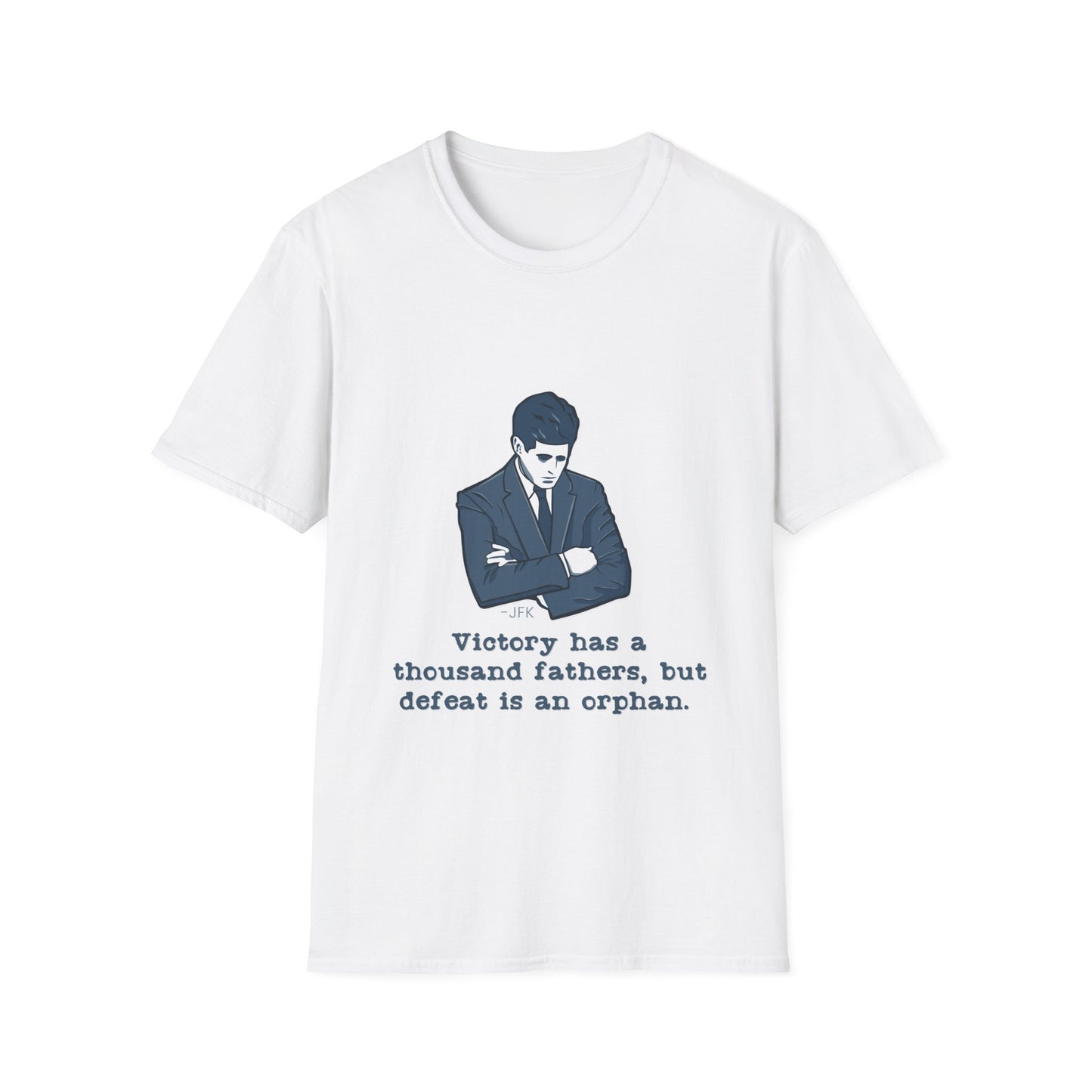 JFK Thousand Fathers Men's Tshirt (IW Blues Logo) - Sweet Baby Jeez Teez