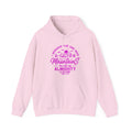 Mountains Women's Relaxed Hoodie (Hot Pink Logo) - Sweet Baby Jeez Teez