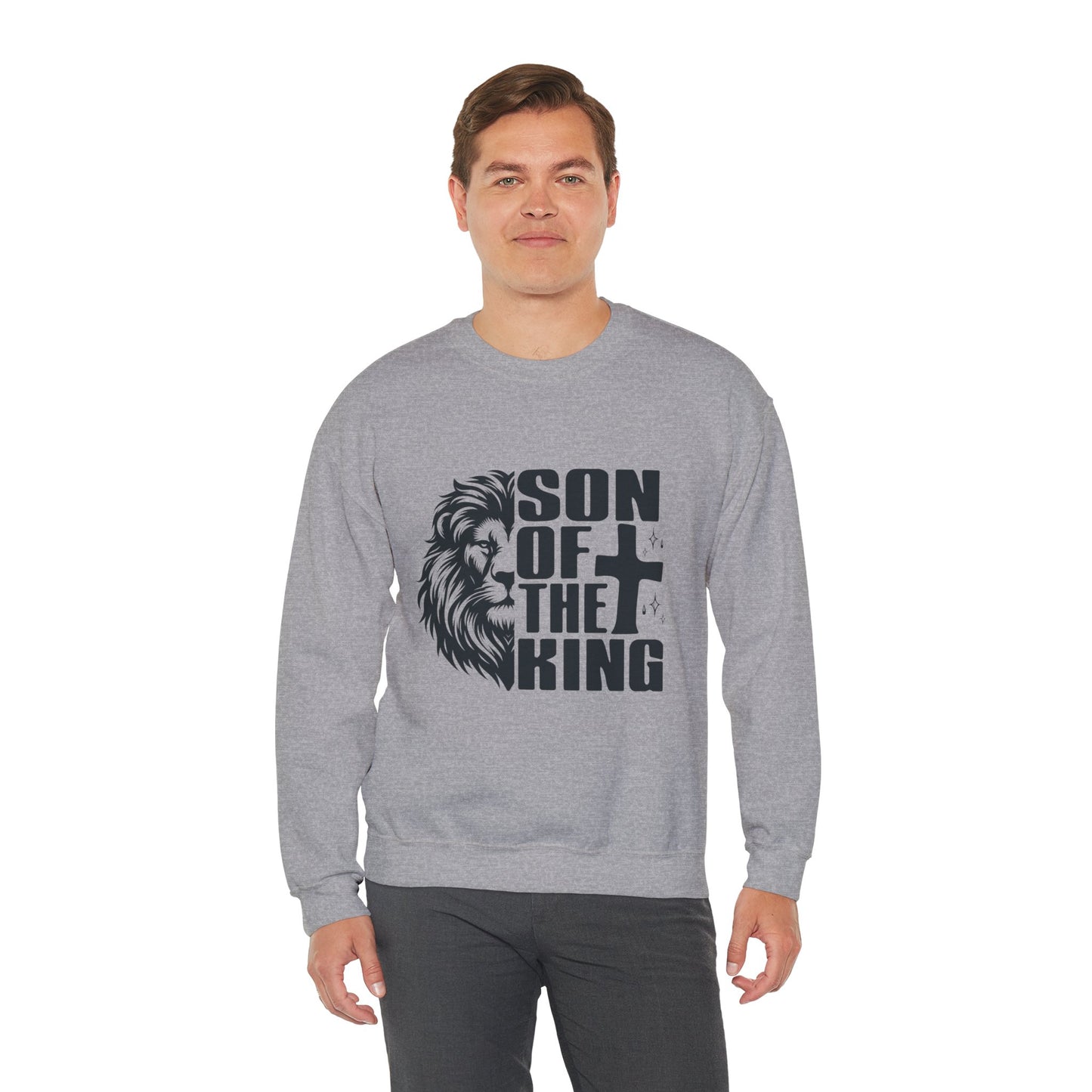 Son of the King Men's Sweatshirt (Black Logo)