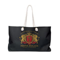 Prayer Brigade Weekender Bag - Stylish Travel Tote with Lion Crest Design