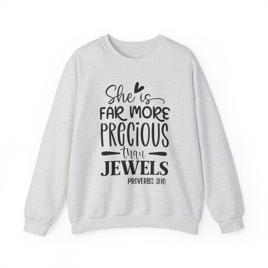 Far More Precious Women's Relaxed Sweatshirt - Sweet Baby Jeez Teez