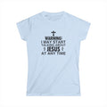 Talking About Jesus Women's Semi-Fitted Tshirt