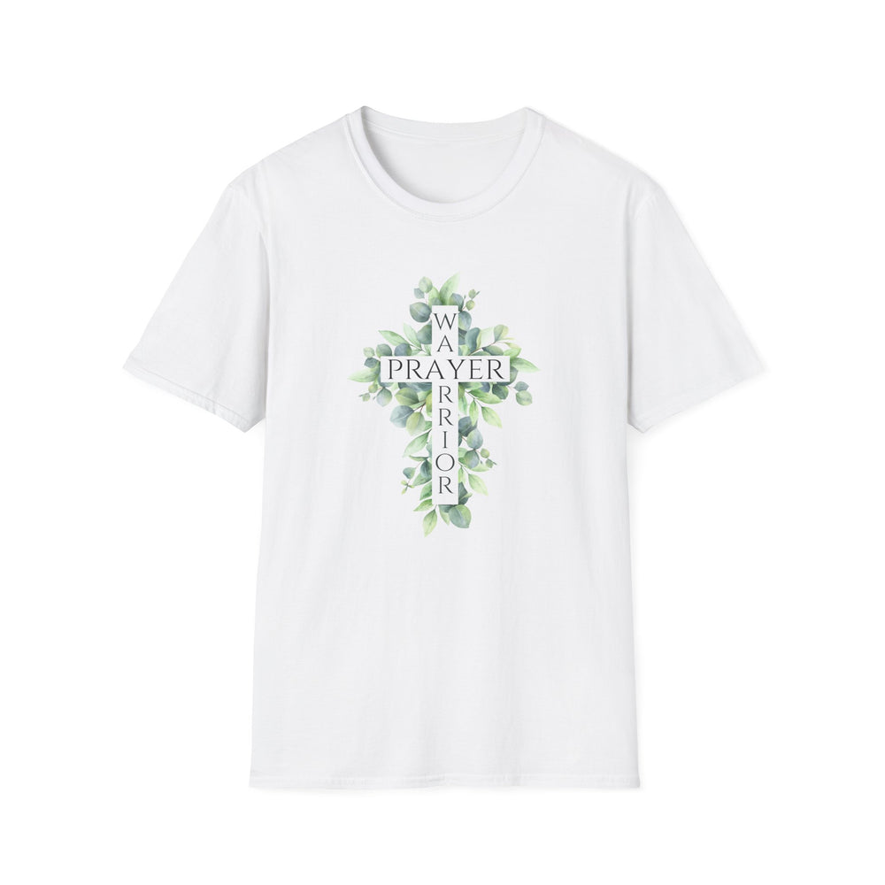 Prayer Warrior Women's Relaxed/Plus Tshirt (Leaves Logo)