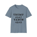 Trump/Vance Men's Tshirt (Black Logo) - Sweet Baby Jeez Teez