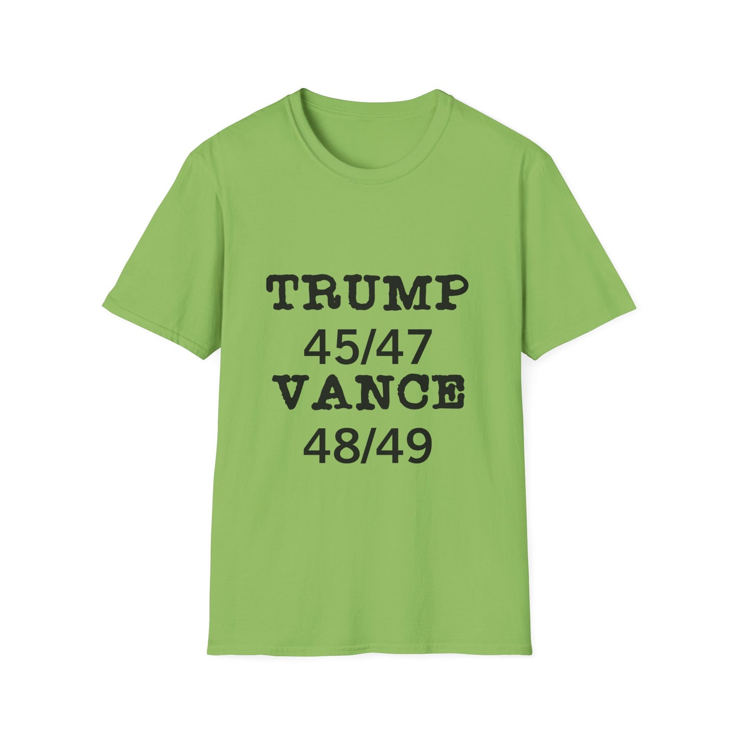 Trump/Vance Men's Tshirt (Black Logo) - Sweet Baby Jeez Teez