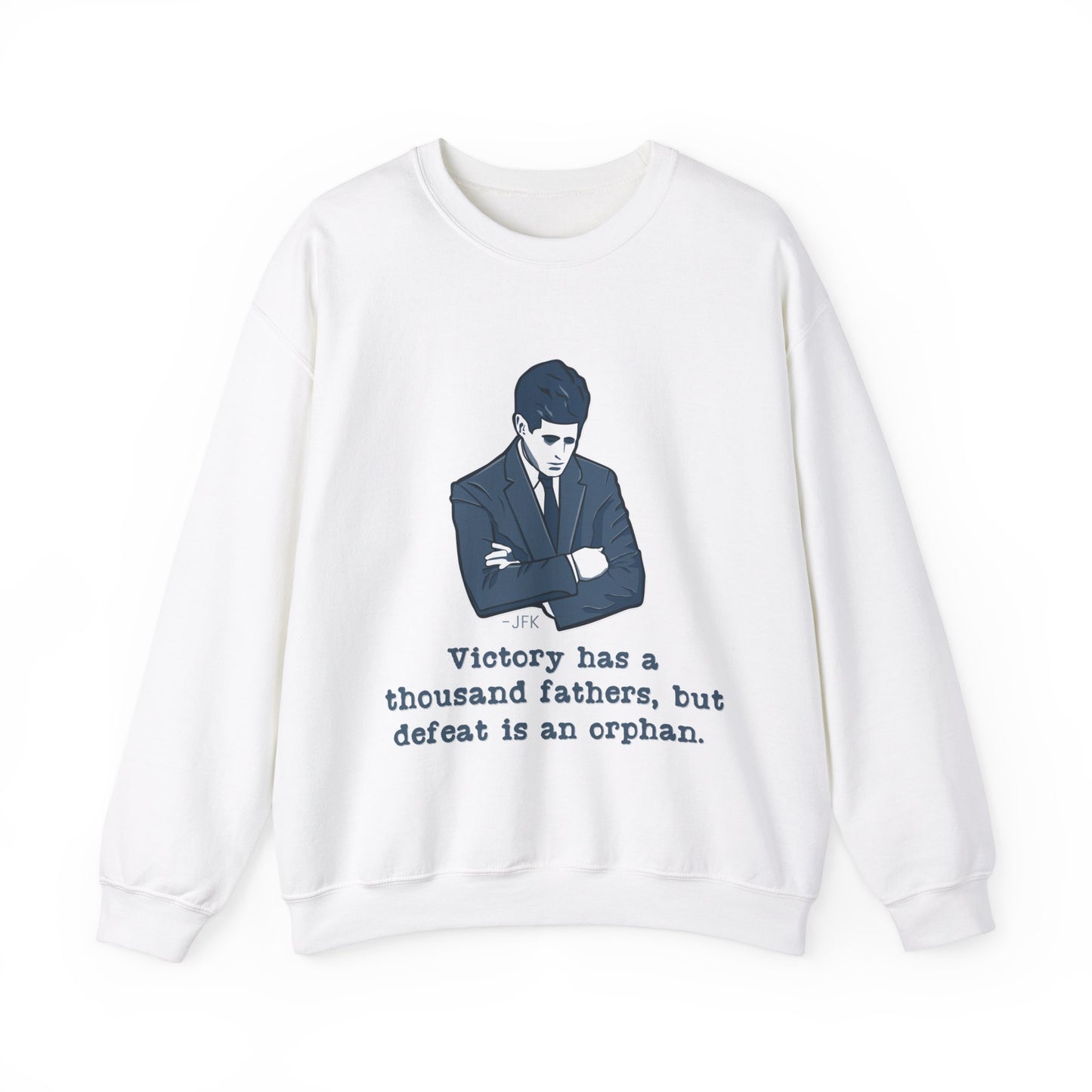 JFK Thousand Fathers Men's Sweatshirt (IW Blues Logo) - Sweet Baby Jeez Teez