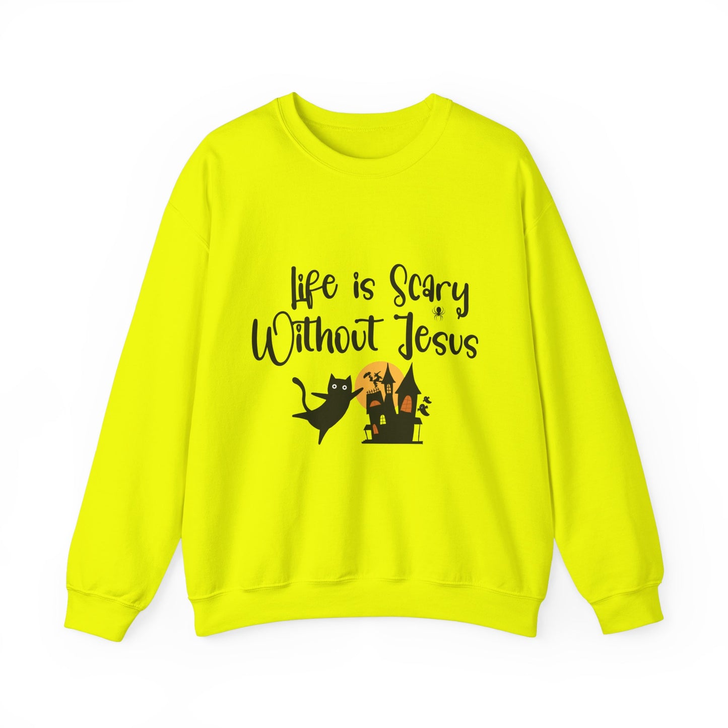 Life is Scary Women's Relaxed Sweatshirt - Sweet Baby Jeez Teez