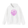 Mountains Women's Relaxed Hoodie (Hot Pink Logo) - Sweet Baby Jeez Teez