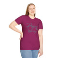Prayer Warrior Cross Heart Women's Relaxed/Plus Tshirt (Teal Logo)
