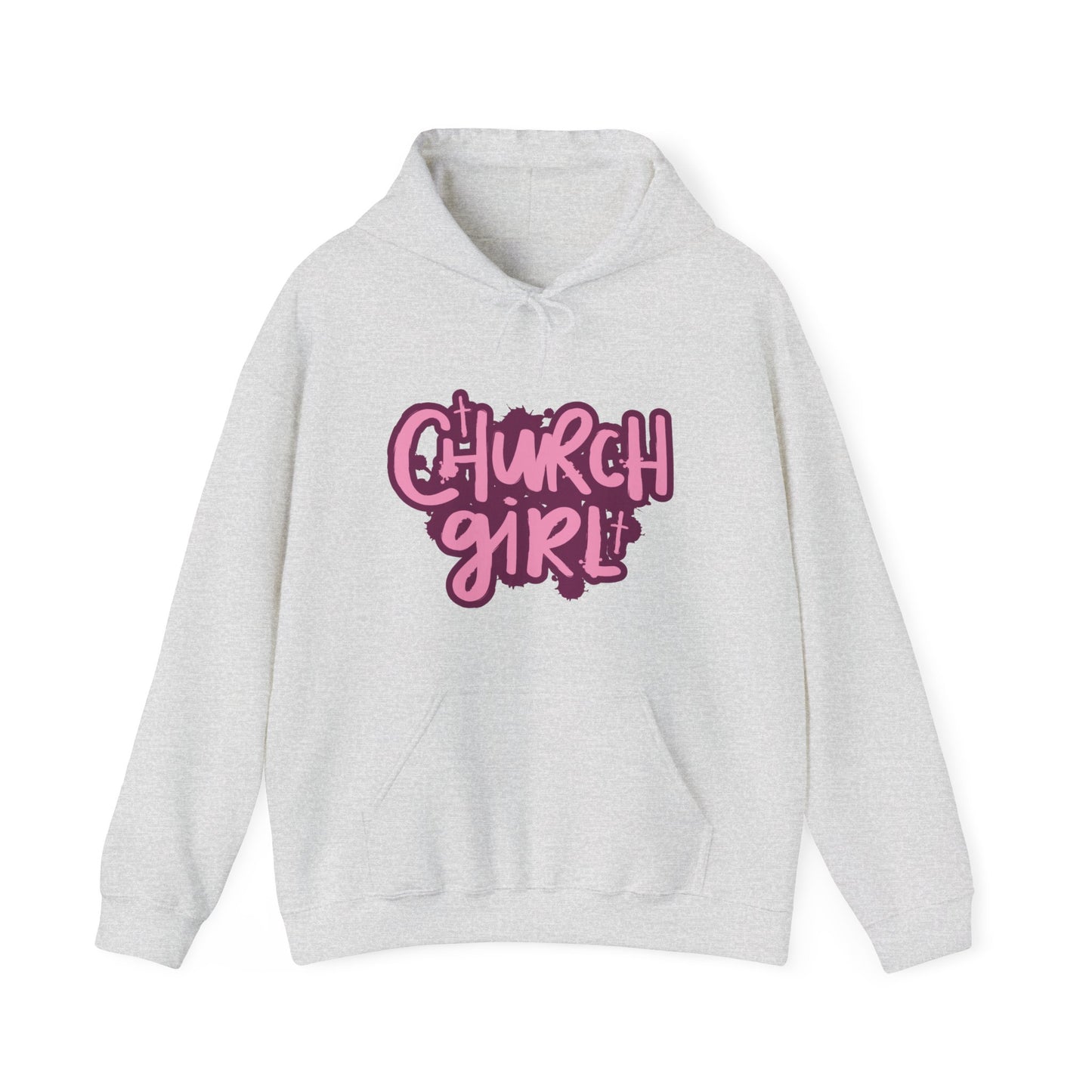 Church Girl Women's Hoodie (Pinks Logo)