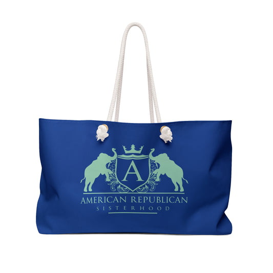 ARS Logo Blue Weekender Bag (ARS - Mint Logo)