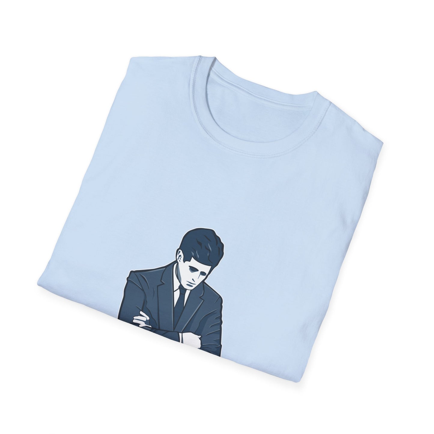 JFK Thousand Fathers Men's Tshirt (IW Blues Logo) - Sweet Baby Jeez Teez