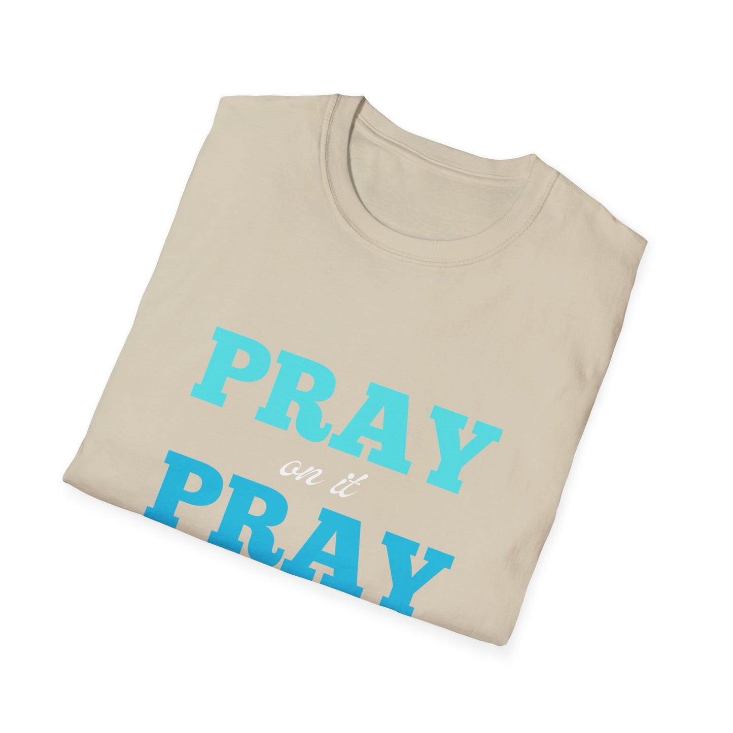 Pray On It Women's Relaxed/Plus Tshirt (Teals Logo) - Sweet Baby Jeez Teez