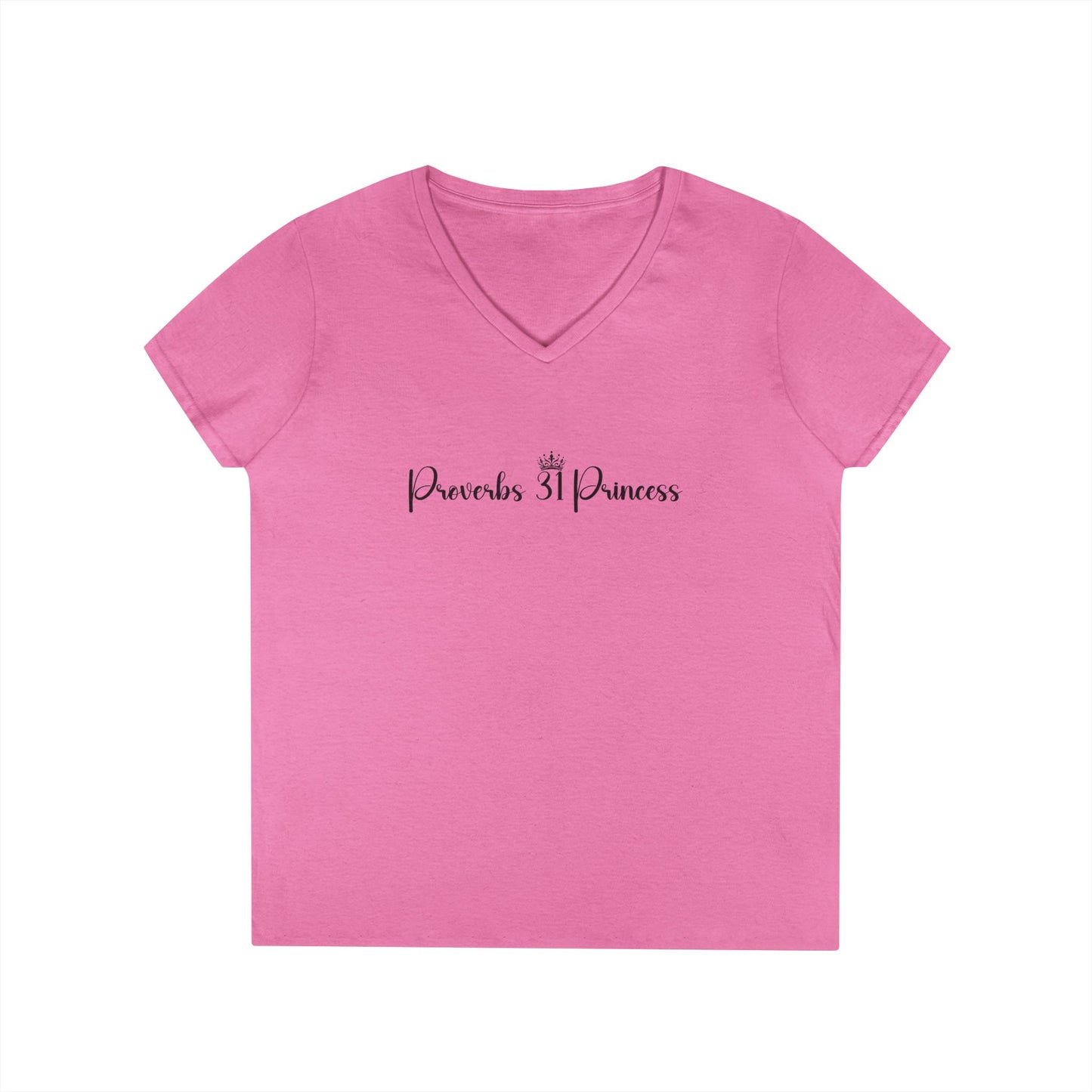 Proverbs 31 Princess Women's Semi-Fitted  V-neck Tshirt