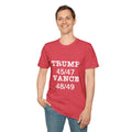 Trump/Vance Men's Tshirt (White Logo) - Sweet Baby Jeez Teez