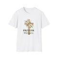 Prayer Warrior Women's Relaxed/Plus Tshirt (Lillies Logo)