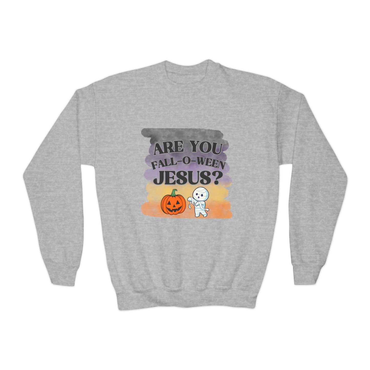 Fall-O-Ween Kids Unisex Sweatshirt - Sweet Baby Jeez Teez