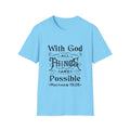 All Things Womens Relaxed/Plus Tshirt (Black Logo)