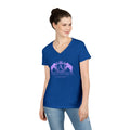 ARS Logo Ladies V-Neck Tshirt (ARS - T Lilac Logo)