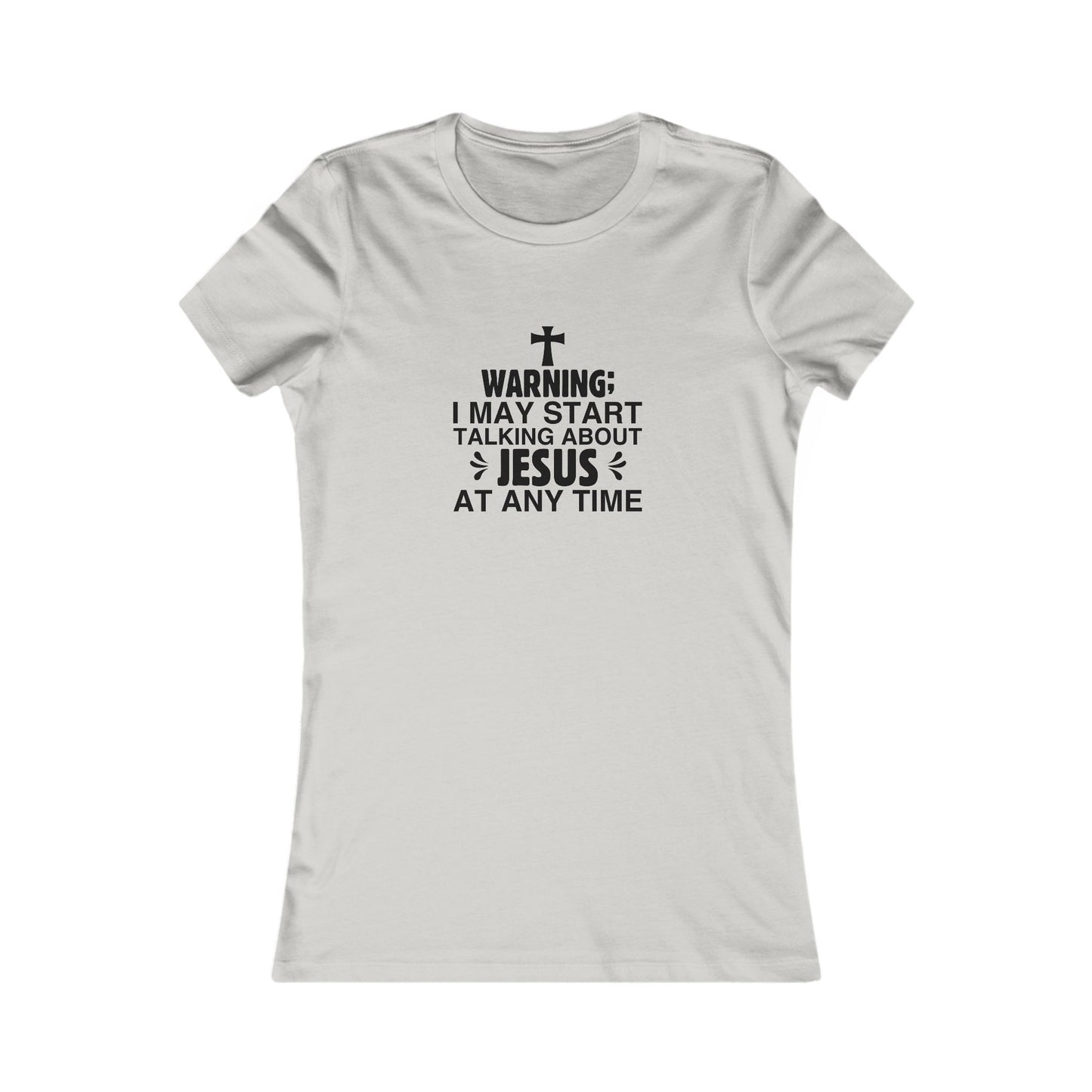 Talking About Jesus Women's Fitted Tshirt