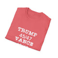 Trump/Vance Women's Relaxed/Plus Tshirt (White Logo) - Sweet Baby Jeez Teez