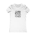 I Am Proof Women's Fitted Tshirt (Black Logo)