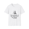 Purpose of Life Men's Tshirt (IW Black Logo) - Sweet Baby Jeez Teez