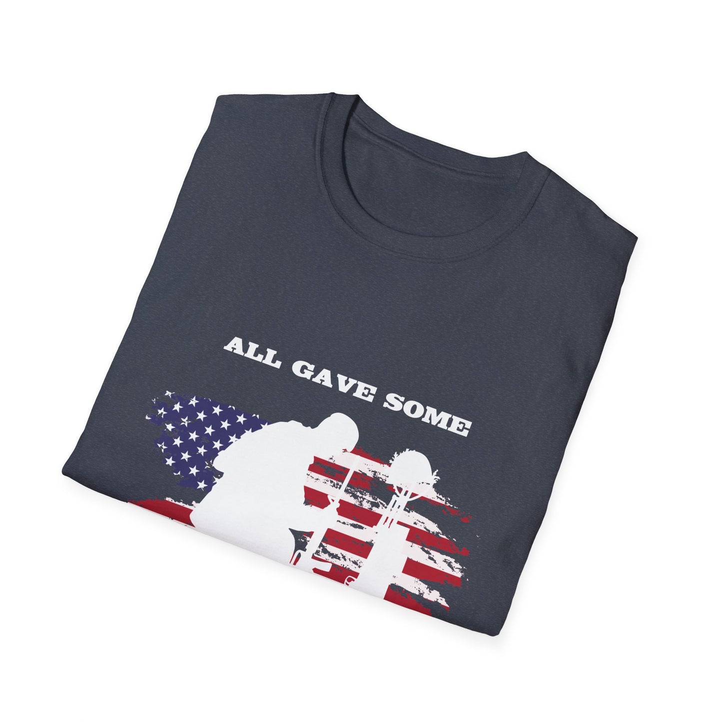 Some Gave All Men's Tshirt (MM White Logo) - Sweet Baby Jeez Teez