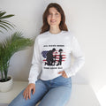 Some Gave All Women's Relaxed Sweatshirt (MM Black Logo) - Sweet Baby Jeez Teez