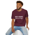 Rent a Friend Men's Tshirt (AGGIE - White Logo)