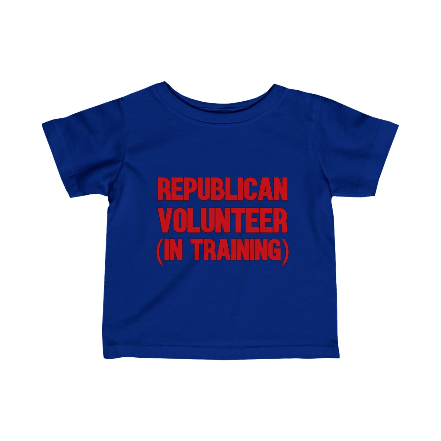 Republican Volunteer Unisex Toddler Tshirt (Red Logo) - Sweet Baby Jeez Teez