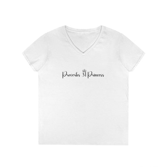 Proverbs 31 Princess Women's Semi-Fitted  V-neck Tshirt