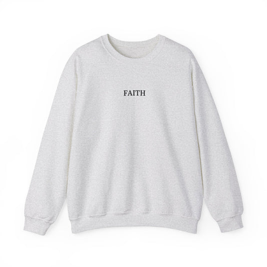 Have a Little Faith Women's Relaxed Sweatshirt (Black Logo)