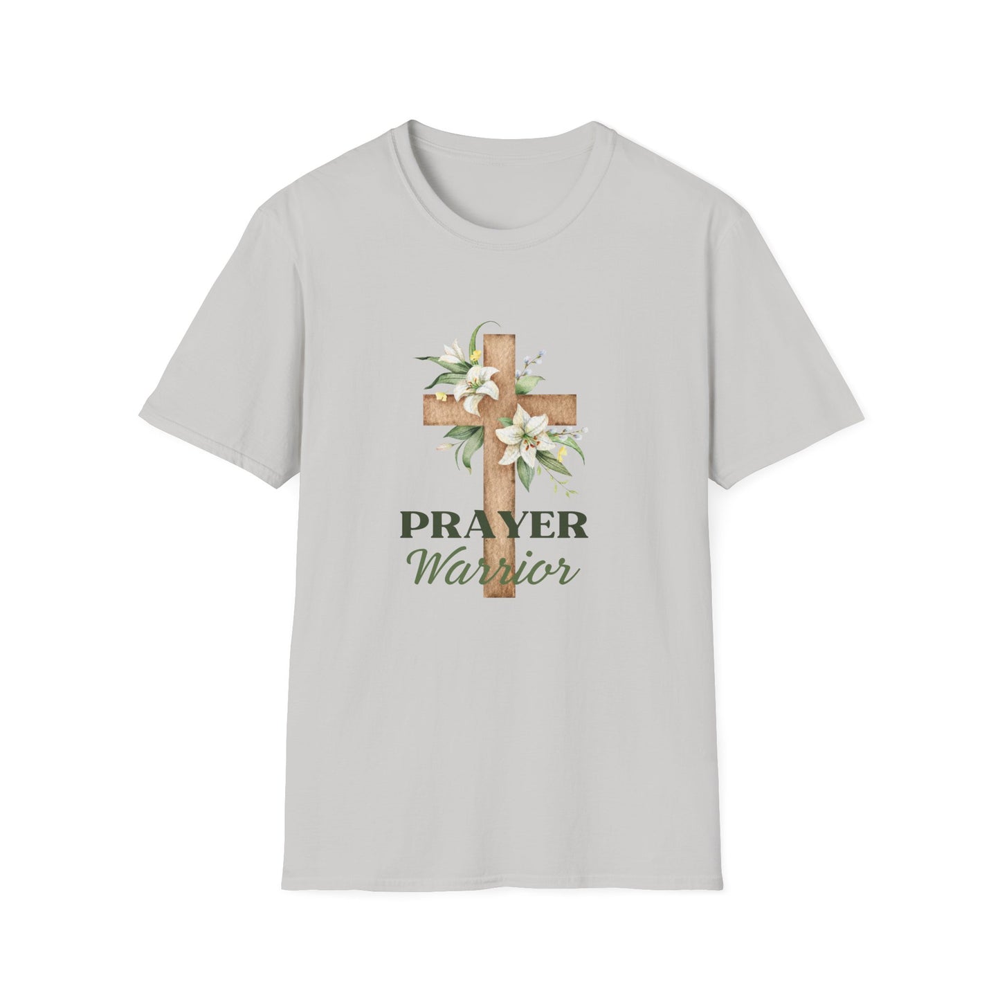 Prayer Warrior Women's Relaxed/Plus Tshirt (Lillies Logo)