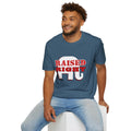 Raised Right Men's Tshirt (White Logo) - Sweet Baby Jeez Teez